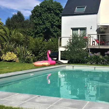 Maison 4 Etoiles Pour 8 Pers Avec Piscine Chauffee, Proche Port De - Fr-1-368-153 Perros-Guirec